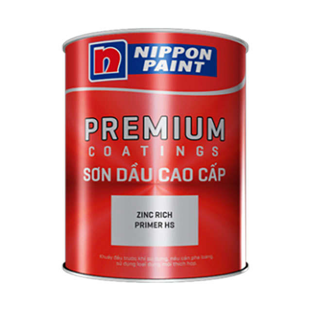 Hình ảnh sản phẩm sơn công nghiệp hai thành phần Nippon Paint ZINC RICH PRIMER HS