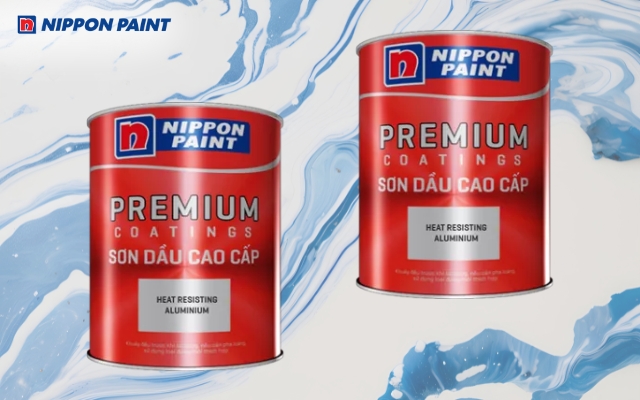 Sơn Nippon Heat Resisting Aluminium chịu nhiệt 600 độ và tăng độ bền cho bề mặt kim loại