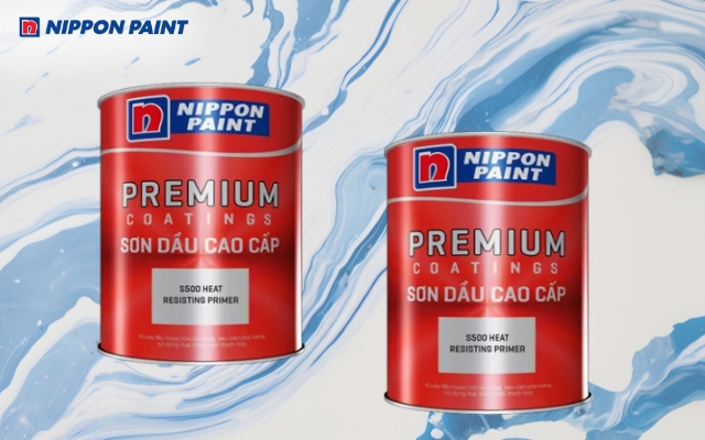 Sơn chịu nhiệt Nippon S500 Heat Resisting Primer chống ăn mòn và chịu nhiệt hiệu quả