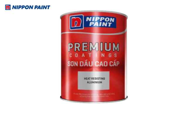 Sơn Nippon Heat Resisting Aluminium chịu nhiệt 600 độ C, bảo vệ và tăng tính thẩm mỹ kim loại