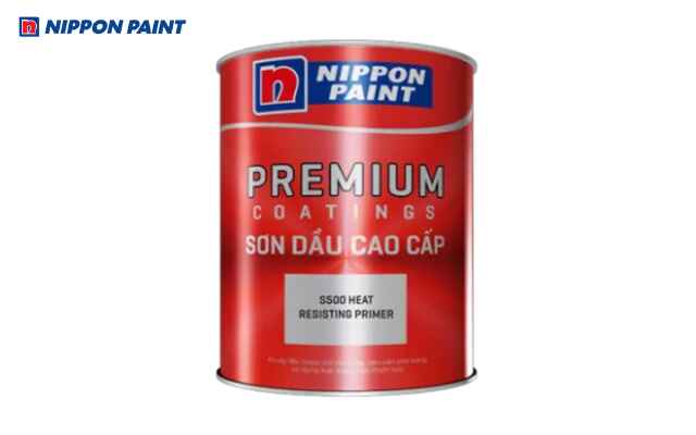 Sơn Nippon S500 Heat Resisting Primer là sơn dầu gốc Silicone chống rỉ và chịu nhiệt đến 500 độ C
