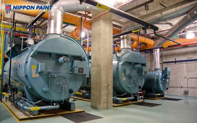 Sơn chịu nhiệt lò hơi