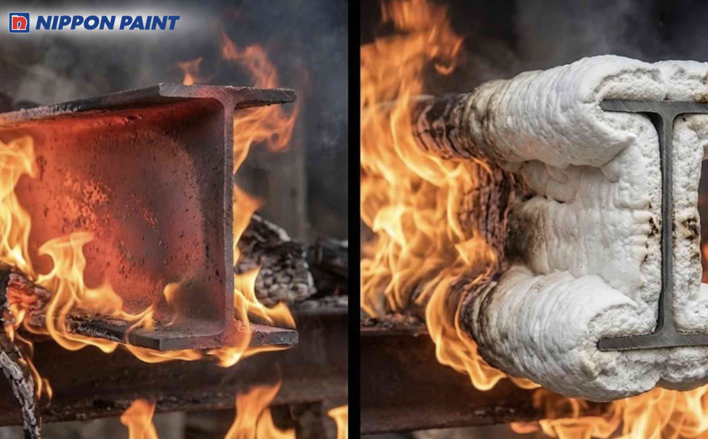 Sơn chống cháy là lớp phủ chuyên dụng giúp làm chậm quá trình cháy khi xảy ra hỏa hoạn