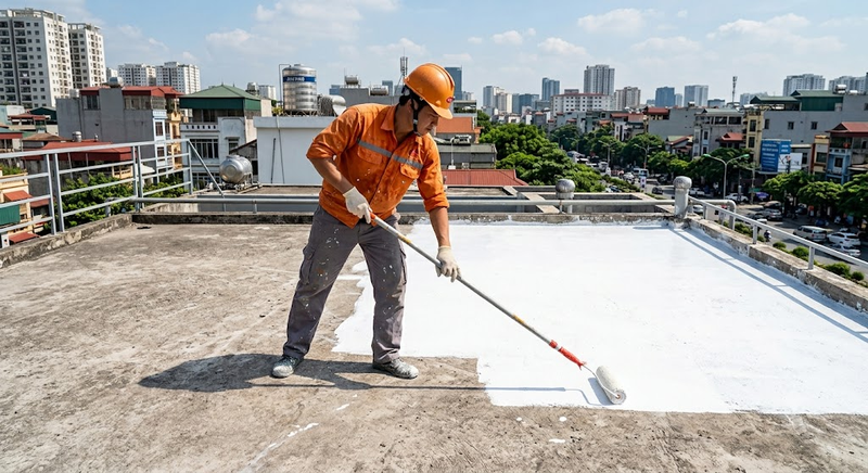 Tiêu chí chọn sơn chống nóng cho sàn bê tông