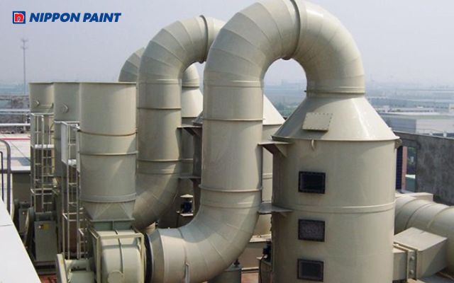 Sử dụng sơn chống rỉ chịu nhiệt giúp bảo vệ bề mặt vật liệu làm bằng kim loại tốt nhất