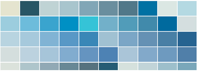 Bảng màu đa dạng của sơn Nippon WeatherGard Plus+ với hơn 2000 mã màu