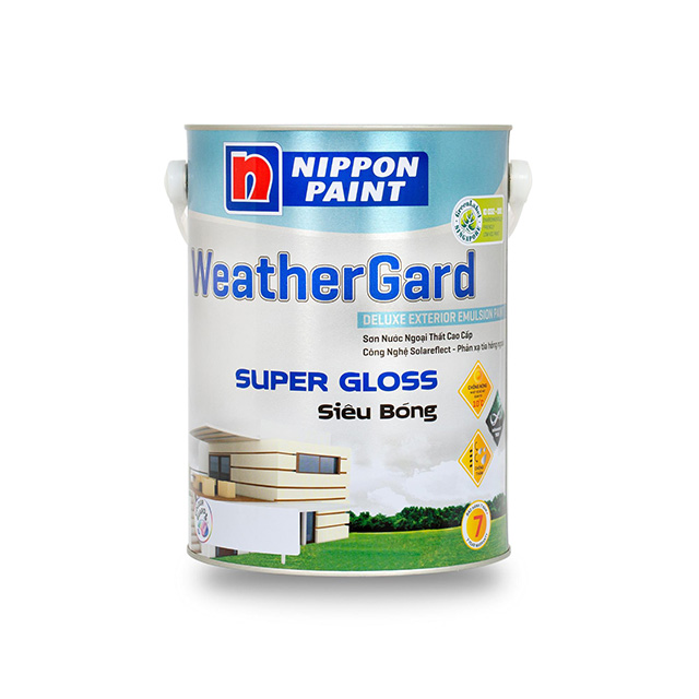 Sơn Nippon WeatherGard siêu bóng mang đến bề mặt sáng bóng tinh tế cho gia chủ