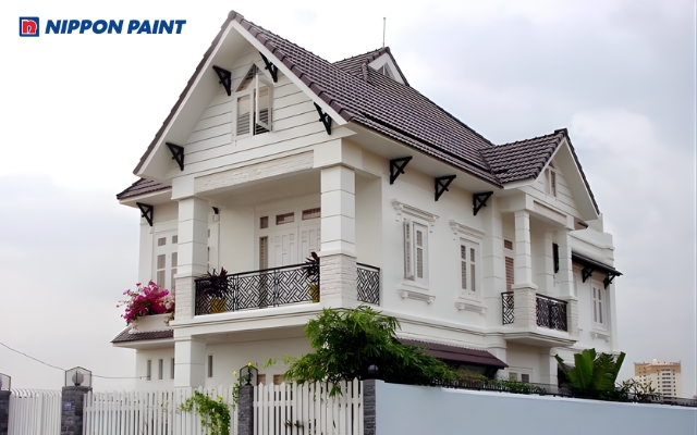 Sơn chống thấm màu kem mang đến cho công trình sự tinh tế, thanh lịch