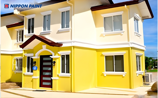 Sơn chống thấm màu vàng là lựa chọn của nhiều công trình