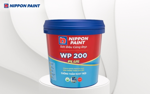 Sơn chống thấm có màu WP 200 PLUS bảo vệ tường hiệu quả, chống nứt và thân thiện môi trường