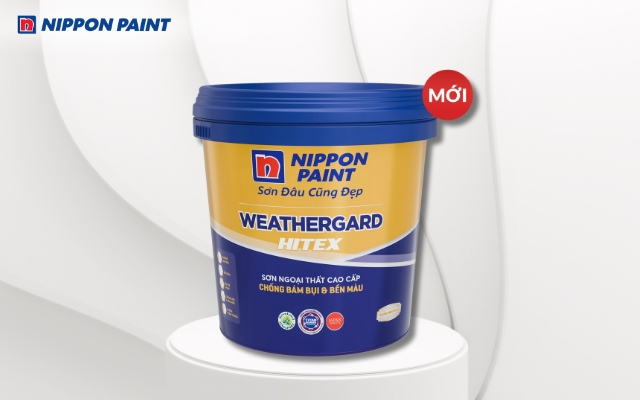 Sơn Ngoại Thất WeatherGard Hitex bảo vệ tường ngoại thất chống bám bụi và bền màu theo thời gian