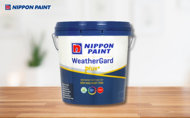 Sơn chống thấm ngoài trời Nippon WeatherGard Plus+