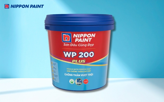 Sơn chống thấm ngược WP 200 Plus bảo vệ tường với khả năng co giãn và chống rêu mốc
