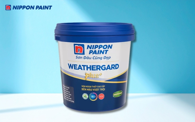 Sơn Nippon WeatherGard Plus+ chống thấm, rêu mốc và giảm nhiệt độ bề mặt tường