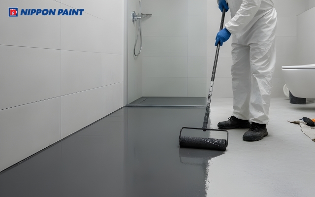 Sơn Polyurethane tạo màng đàn hồi, che vết nứt và chống thấm hiệu quả lâu dài
