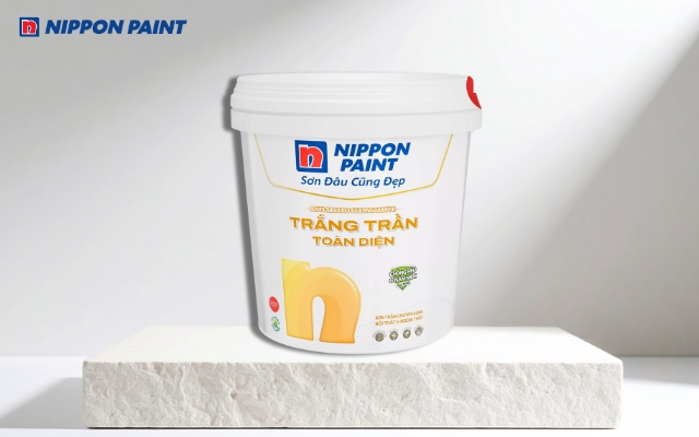 Sơn chống thấm Nippon Trắng Trần Toàn Diện giúp thi công thuận lợi, tiết kiệm thời gian và chi phí