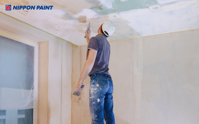 Chống thấm thuận cho trần bê tông để ngăn ngừa thấm dột