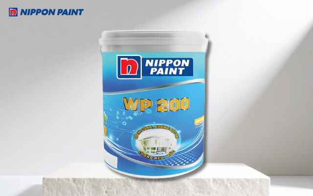 Sơn chống thấm Nippon WP 200 bảo vệ trần và tường khỏi thấm dột, rêu mốc