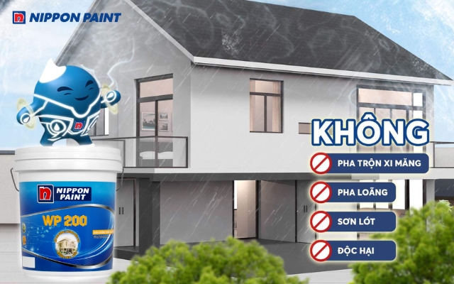 WP 200 bảo vệ tường đứng, chống rêu mốc, kiềm hóa và dễ thi công