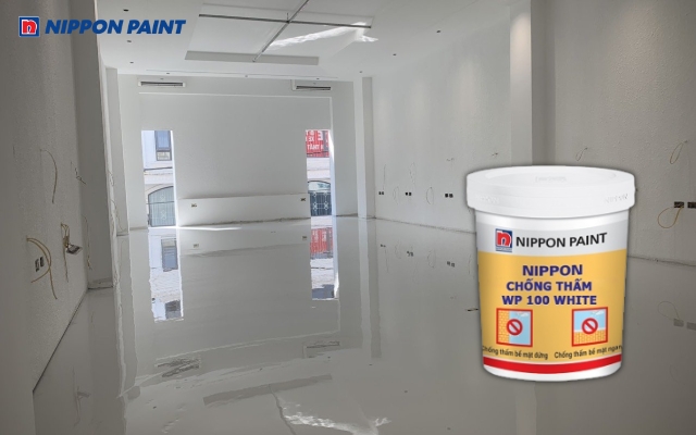 WP 100 White chống thấm cho sàn, sân thượng, tường và có thể làm vữa dán gạch tiện lợi