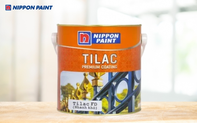 Sơn Tilac FD khô nhanh giúp rút ngắn thời gian thi công cho công trình