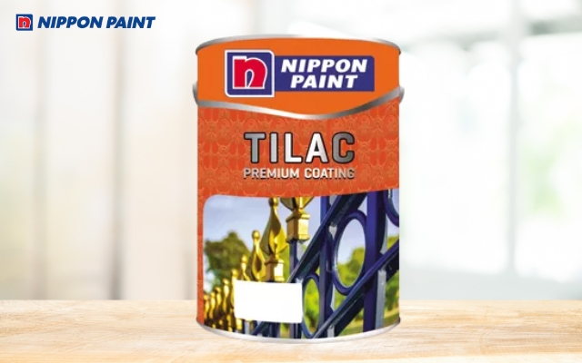 Sơn Nippon Tilac tạo màng sơn bóng mịn và bảo vệ bề mặt gỗ, kim loại hiệu quả