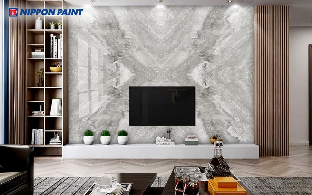 Sơn cẩm thạch là dòng sơn nghệ thuật đòi hỏi đội ngũ thi công có sự tỉ mỉ và kỹ thuật cao