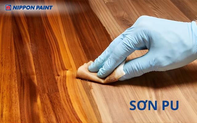 Sơn công nghiệp PU có độ bóng cao, dễ lau chùi