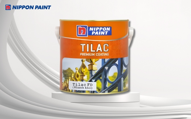 Sơn Nippon Tilac FD mang đến bề mặt gỗ bóng mịn, bền màu