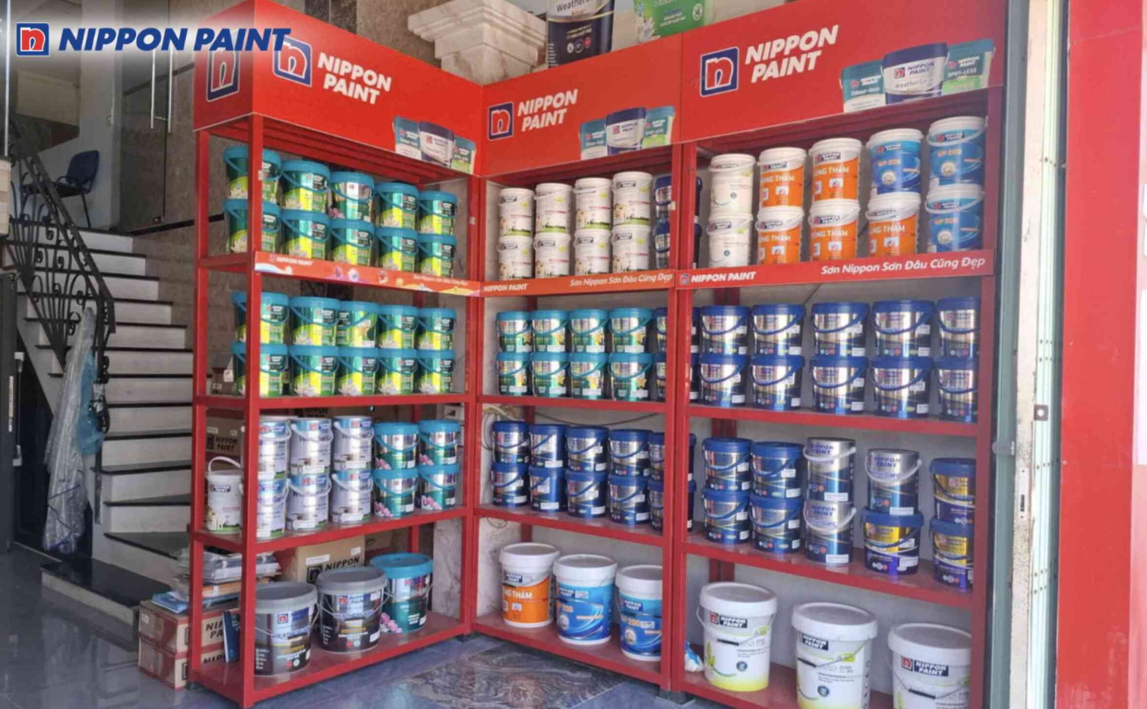 Nippon Paint cung cấp các dòng sơn gốc nước bền màu, an toàn cho sức khỏe người dùng
