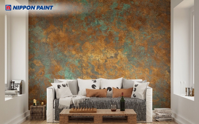 Sơn hiệu ứng là dòng sơn trang trí tạo vân màu và bề mặt độc đáo, bền đẹp theo thời gian