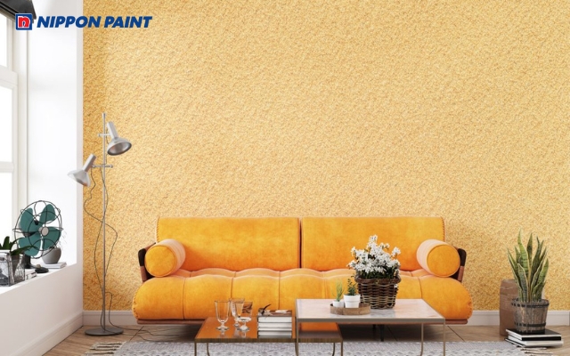 Chú ý lựa chọn màu sơn hiệu ứng phù hợp với không gian nội, ngoại thất