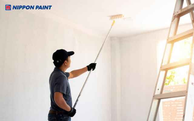 Thi công sơn lót đúng kỹ thuật giúp lớp sơn phủ bền đẹp lâu dài