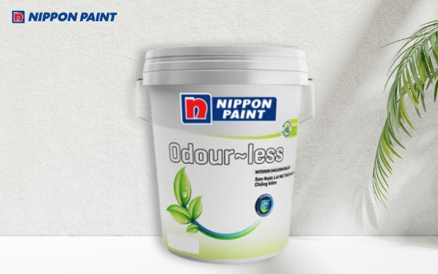 Sơn lót nội thất Nippon Odour-less Sealer chống kiềm, kháng khuẩn và giữ lớp sơn mịn