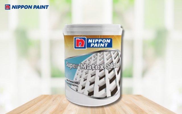 Sơn lót ngoại thất Nippon Super Matex Sealer tăng bám dính và chống phai màu lớp sơn phủ