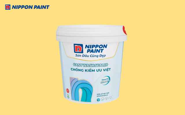 Nippon Easy Wash Sealer: Lớp sơn lót nội thất bền màu, chống kiềm và dễ thi công