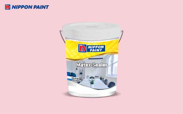 Nippon Paint Matex Sealer: Sơn lót nội thất gốc nước, chống kiềm, bám chắc