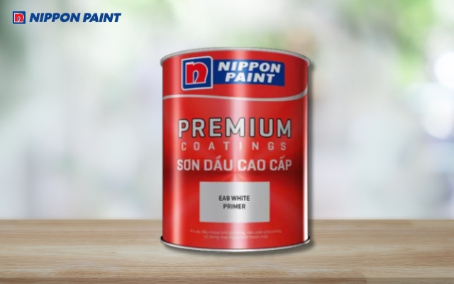 Sản phẩm sơn Nippon EA9 White Primer được đánh giá cao bởi độ bám dính trên bề mặt vật liệu kim loại