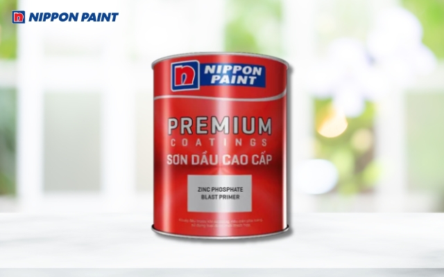 Sản phẩm sơn Nippon Zinc Phosphate Blast Primer được sử dụng bảo vệ tối ưu cho các bề mặt kim loại