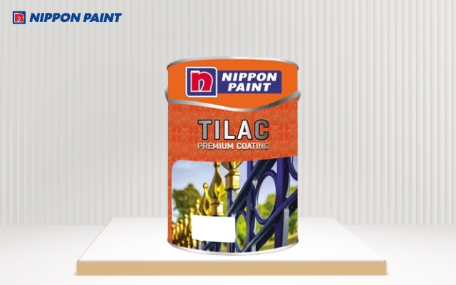 Sơn phủ nippon Tilac có mã màu phong phú sử dụng phù hợp với nhiều không gian