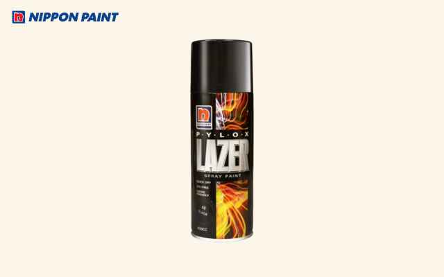 Sơn xịt Nippon Pylox Lazer - Khô nhanh, bám chắc, màu sắc sống động, bảo vệ bề mặt