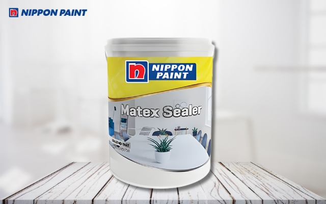 Sơn Nippon Matex Sealer tăng bám dính và bảo vệ màu lớp sơn nội thất