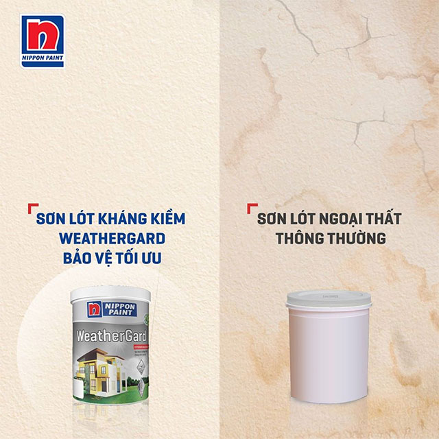 Sơn lót ngoại thất&nbsp; WeatherGard Sealer của Sơn Nippon