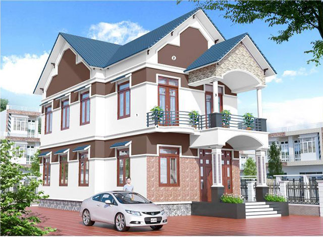 Mẫu 8: Màu sơn White BS 9102 làm nổi bật không gian và tôn vinh nét đẹp kiến trúc ngôi nhà