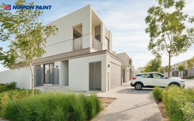 Mẫu 19: Ngoại thất trắng sứ biểu tượng của sự trong trẻo và đẳng cấp