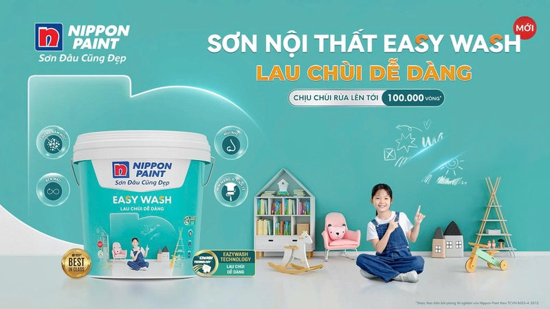 Sơn nội thất phù hợp khí hậu nóng ẩm cần cân bằng giữa mùi nhẹ, khả năng vệ sinh, chống mốc và độ ổn định của nền tường