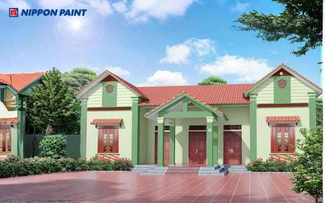 Tidal Foam 43A-3P phối Pea Pod 44C-3D mang đến không gian ấm cúng, thư thái cho ngôi nhà