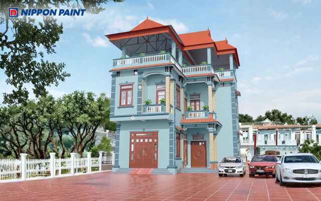 Far Away 64C-1P kết hợp trụ ốp đá cẩm thạch sang trọng, tạo phong cách hiện đại