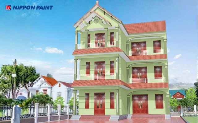 Honeydew 51B-1P phối Lunar Green 51C-3D và Devil's Food 12A-1A tạo ngoại thất hài hòa