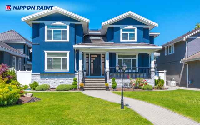 Màu xanh mang đến không gian sống hiện đại và hài hòa